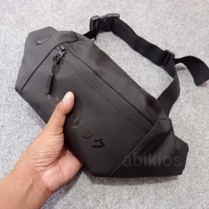 Tas selempang tahan air simpel black keren ts5 pria atau wanita - Rp 39.000