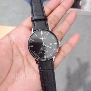 Jam tangan analog vintage style casual ab9083 leather quartz - Rp 119.000